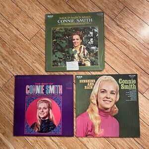 Lot of (3) Connie Smith LPs vintage vinyl records country